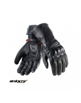 Manusi barbati Touring iarna Seventy model SD-T1 negru – WinterTex – degete tactile