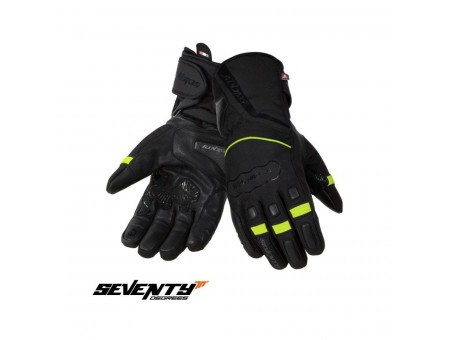 Manusi barbati Touring iarna Seventy model SD-T7 Gobi - Negru/Galben fluor