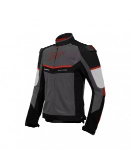 Geaca Moto Barbati Racing Vara Seventy SD-JR60 Thunder - Gri/Rosu