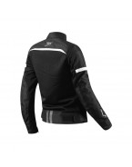 Geaca Moto Femei Racing Vara Seventy SD-JR30.2 Mojave - Negru/Alb