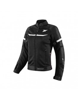 Geaca Moto Femei Racing Vara Seventy SD-JR30.2 Mojave - Negru/Alb