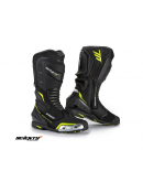 Cizme moto Racing Unisex Seventy model SD-BR1 - Negru/Galben fluor