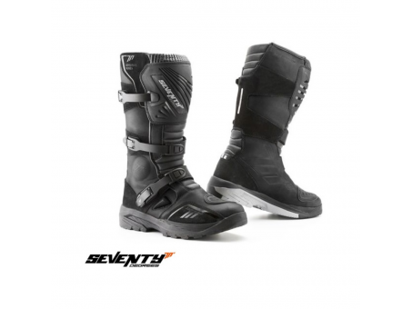 Ghete moto Adventure (Touring) Unisex Seventy model SD-BA4 - negru