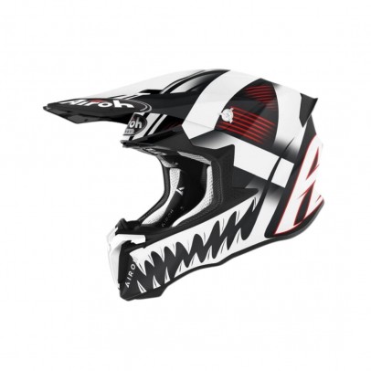 Casca cross/enduro/atv/quad AIROH TWIST 2 Mask - Negru/Alb/Rosu