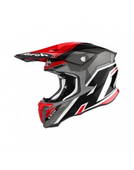 Casca cross/enduro/atv/quad AIROH TWIST 2 Shaken - Negru/Gri/Rosu	