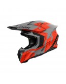 Casca cross/enduro/atv/quad AIROH HELMET TWIST 3 DIZZY - Gri/Portocaliu fluor