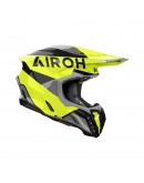 Casca cross/enduro/atv/quad AIROH HELMET TWIST 3 KING - Gri/Negru/Galben fluor