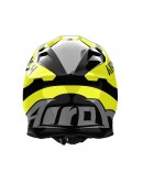 Casca cross/enduro/atv/quad AIROH HELMET TWIST 3 KING - Gri/Negru/Galben fluor