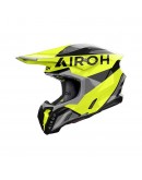 Casca cross/enduro/atv/quad AIROH HELMET TWIST 3 KING - Gri/Negru/Galben fluor