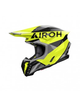 Casca cross/enduro/atv/quad AIROH HELMET TWIST 3 KING - Gri/Negru/Galben fluor