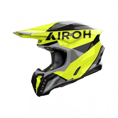 Casca cross/enduro/atv/quad AIROH HELMET TWIST 3 KING - Gri/Negru/Galben fluor