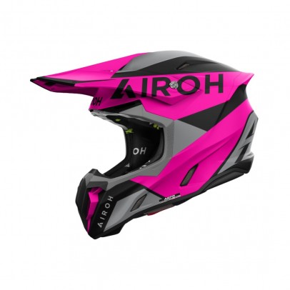 Casca cross/enduro/atv/quad AIROH HELMET TWIST 3 King Pink - Negru/Gri/Roz