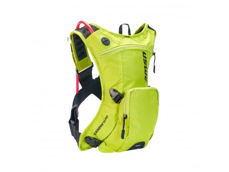 Ghiozdan USWE Camel Bag Outlander 3 Crazy Capacitate 1.5L Lichid (Rucsac 3L+2L) - Galben fluo