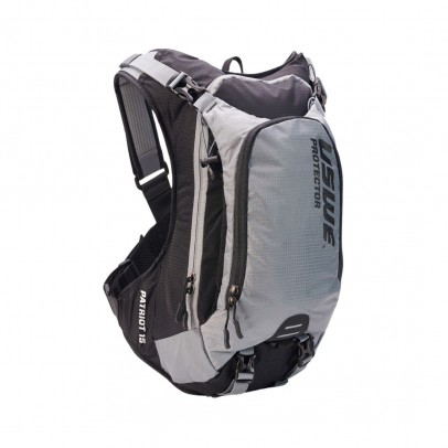 Ghiozdan USWE PATRIOT 15L MTB Protector Pack - Gri/Negru