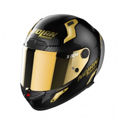 Casca integrala NOLAN X-804 RS U.C. GOLDEN EDITION 3 - Negru/Auriu/Carbon