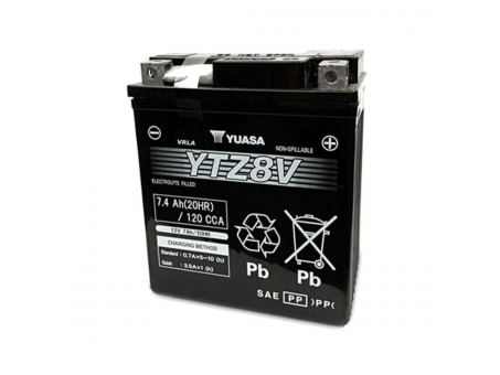 Baterie AGM 12V 7,4Ah 120A R+ YUASA YTZ8V