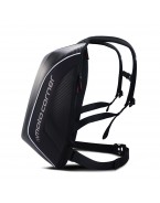 Ghiozdan/rucsac impermeabil aerodinamic moto hardshell Moto Corner Negru