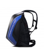 Ghiozdan/rucsac impermeabil aerodinamic moto hardshell Moto Corner Albastru