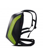 Ghiozdan/rucsac impermeabil aerodinamic moto hardshell Moto Corner Verde