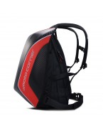 Ghiozdan/rucsac impermeabil aerodinamic moto hardshell Moto Corner Rosu