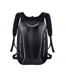 Ghiozdan/rucsac impermeabil aerodinamic moto hardshell Moto Corner Negru