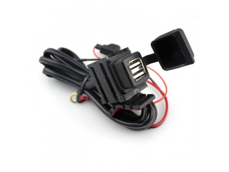 Incarcator telefon dual USB moto, scuter ATV