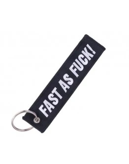 Breloc moto textil "Fast as"