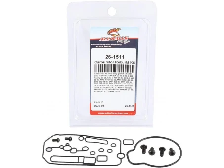Kit reparatie carburator All Balls (Z USZCZELKAMI) YAMAHA YZF 250 '01-'02, YZF 426 '00-'02, KTM EXC250/400/450/525 '03-'05, SXF 450/525 '03-'05