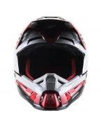 Casca cross-enduro Alpinestars Supertech S-M5 BEAM - Negru/Gri/Rosu