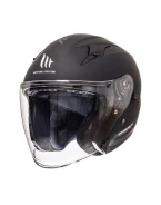 Casca open face motociclete MT Avenue SV negru mat (ochelari soare integrati)
