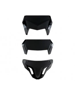 Kit ventilatii casca modulabila (flip-up) MT Atom SV - Negru lucios