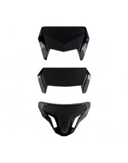 Kit ventilatii casca modulabila (flip-up) MT Atom SV - Negru mat
