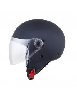 Casca open face motociclete MT Street negru mat - Negru mat