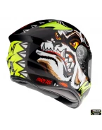 Casca integrala MT Targo Crazy Dog G3 galben fluor lucios - Galben fluor lucios