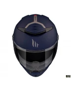 Casca integrala MT Thunder 4 SV A7 albastru mat (ochelari soare integrati)