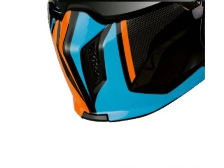 Masca (protectie) barbie casca MT Streetfighter SV Twin A4 -Portocaliu fluor mat (ochelari soare integrati)
