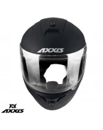 Casca integrala Axxis model Draken S V.2 A11 negru mat - tip viziera: MT-V-18C