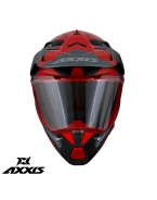 Casca adventure/touring/off road Axxis model Wolf DS Hydra B5 rosu mat