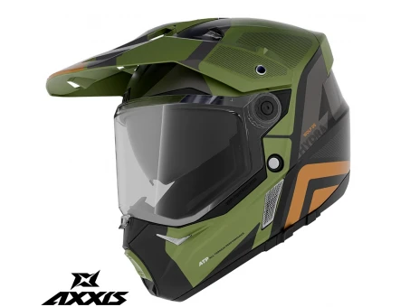 Casca adventure/touring/off road Axxis model Wolf DS Hydra B6 verde mat