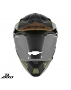 Casca adventure/touring/off road Axxis model Wolf DS Hydra B6 verde mat