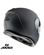 Casca flip-up Axxis model Gecko SV A1 negru mat (ochelari soare integrati)