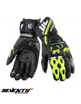 Manusi barbati racing vara Seventy model SD-R12 Negru,galben