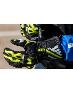 Manusi barbati racing vara Seventy model SD-R12 negru/galben