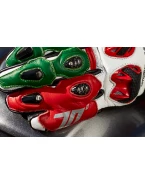 Manusi barbati racing vara Seventy model SD-R12 negru/rosu/verde