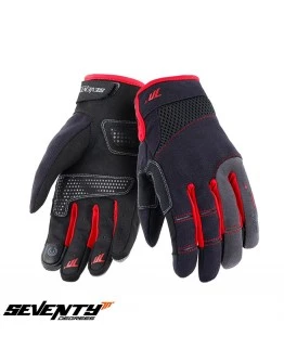 Manusi barbati Urban vara Seventy model SD-C48 Negru,rosu - degete tactile