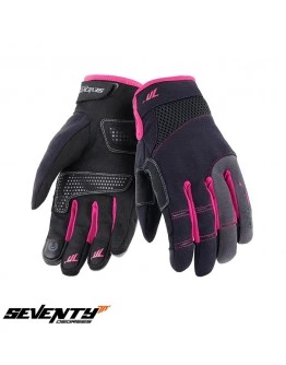 Manusi femei Urban vara Seventy model SD-C50 Negru,roz - degete tactile