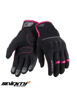 Manusi femei Urban vara Seventy model SD-C56 Negru,roz - degete tactile