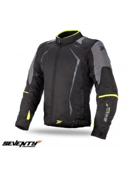 Geaca (jacheta) barbati Racing Seventy vara/iarna model SD-JR47 Negru,galben fluor