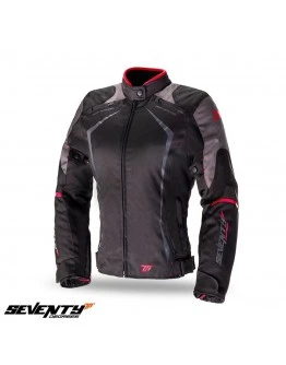 Geaca (jacheta) femei Racing Seventy vara/iarna model SD-JR49 - Negru,rosu