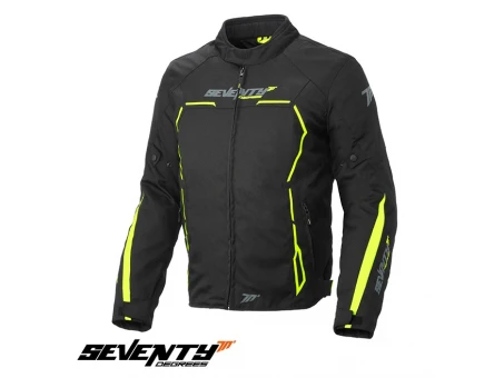Geaca (jacheta) barbati Racing Seventy vara/iarna model SD-JR65 negru/galben fluor